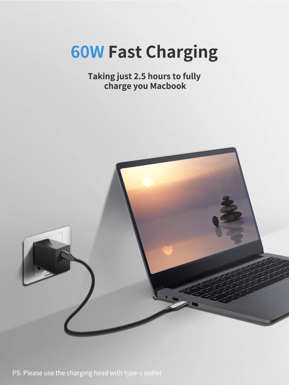 Кабель usb type-C к usb type-C для samsung Galaxy S9 Plus, поддержка PD 60W QC3.0 3A, кабель для быстрой зарядки для устройств type-C
