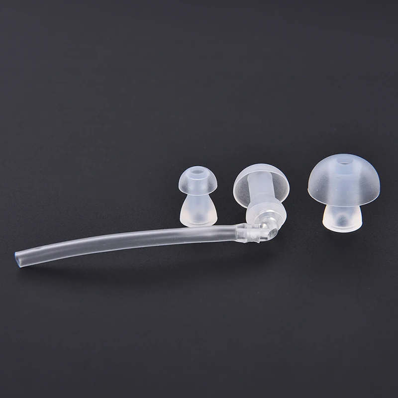 Hearing Aid Earplug Eartips With Sound Tube 1Tubes + 3 Ear Plugs(L M S) Hearing Aids Accessories Earpiece