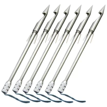 15cm acier inoxydable fronde pêche flèche têtes chasse tir compétence fléchettes(China)