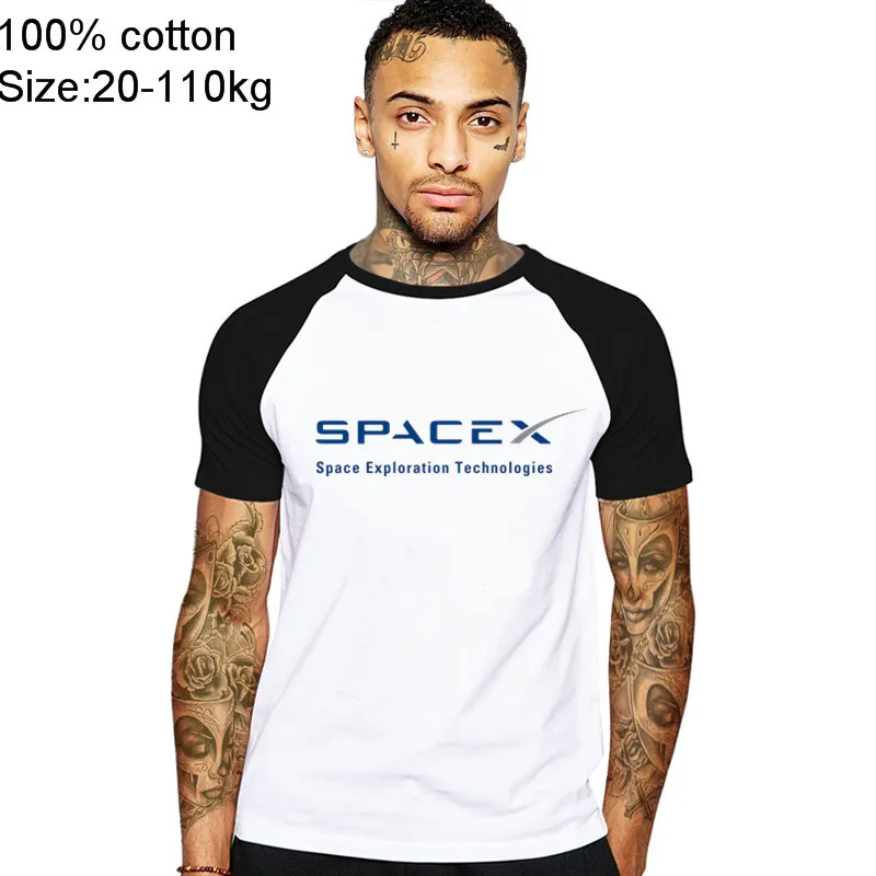 2019 SpaceX Space X Logo футболка Мужская популярный классный на заказ короткий рукав