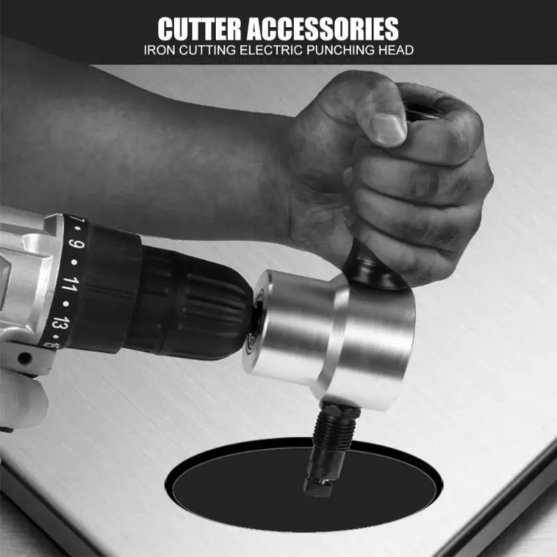 

Hot Sale Nibbler Saw Cutter Delicate Design Nibble Metal Cutting Double Head Sheet Nibbler Saw Cutter Tool Drill Attachment