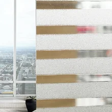 Полоса шаблон стеклянная пленка статическая цепляется УФ-доказательство перерабатываемый съемный мульти-размер окна двери шкафа стол доска DIY украшения