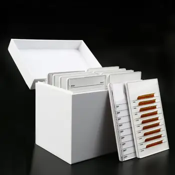 

1Pc 10-Layer Practical False Eyelash Storage Box Fake Eyelash Display Rack Eyelash Box Drawer 5 Layers Dispaly Stand(White)