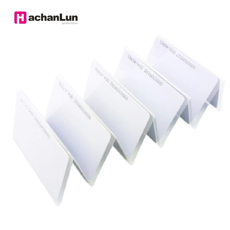 

100pcs/Lot 13.56Mhz RFID Card Tag 0.8mm MF S50 System Thin For Access Control Time Attendance ISO14443A Proximity IC Smart Card