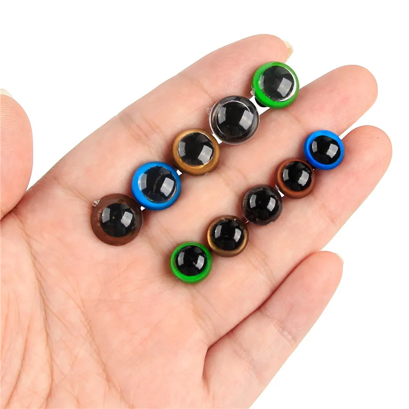 264pcs/box 6mm 8mm Multicolor Safety Eyes For ToysTeddy Bear Stuffed Snap Animal Amigurumi Puppet Dolls Craft Eyes Handmade Doll