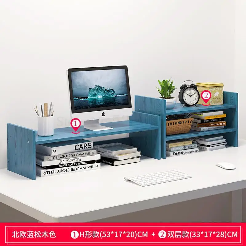 Desktop Pad Computer Heightening Rack Office Desktop Keyboard Storage Shelf Screen Display Heightening Bracket - Цвет: T