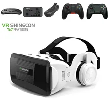 Новейшие 3D очки виртуальной реальности shinecon VR гарнитура шлем для смартфона смартфон картон Google(4,7-6,1 дюймов