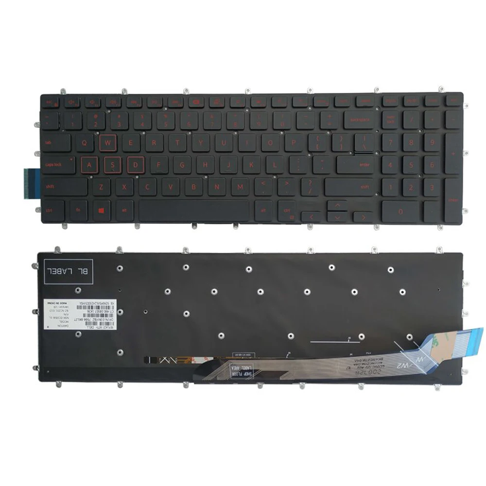 Novo teclado dos eua para dell inspiron