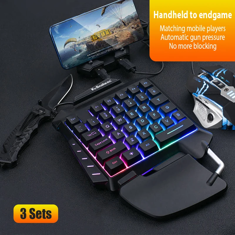 Gamepad  Bluetooth-compatible Mobile Controller Gaming Keyboard Mouse Converter