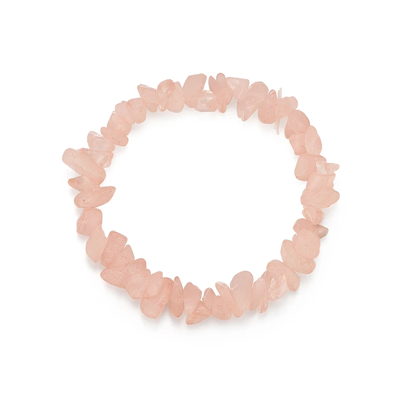 Women Girls Jewelry Gift Fascination Bracelet New Fashion Pink Mineral Spar Stretch Crystal Bracelet For Anniversary Pulseras - Окраска металла: JW5531