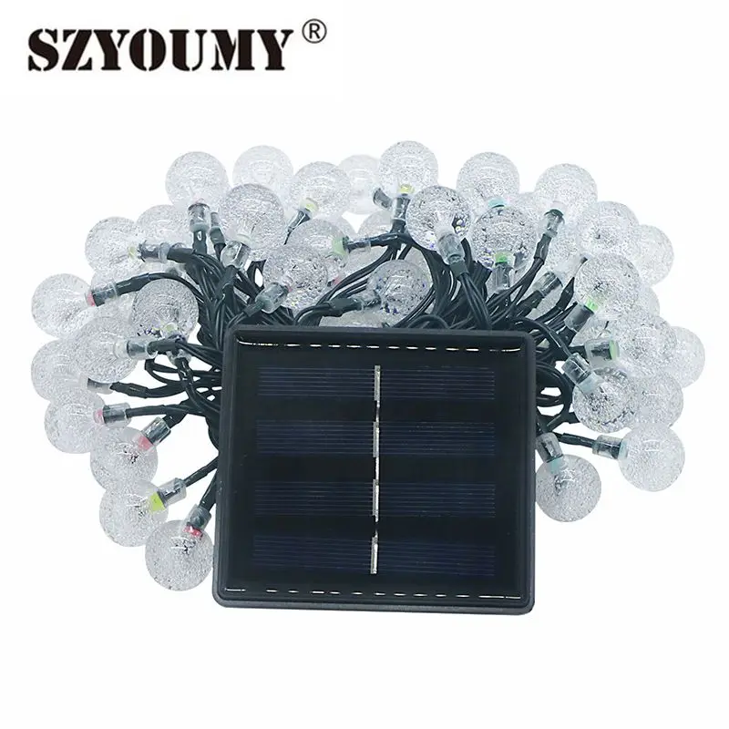 アウトレット専門店 Szyoumy 屋外ソーラーパネル 8モード 50 Ledクリスタルボールライト 防水 クリスマス用 ホビー通販 Ottotto Brewery Jp