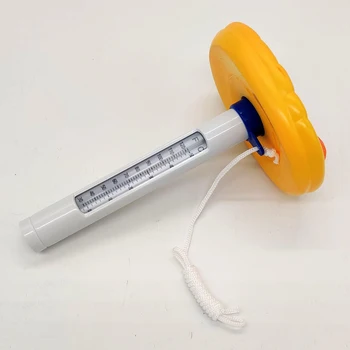 

Cute Floating Thermometer Cartoon Swimming Pool Pond Water Plastic 1 pcs