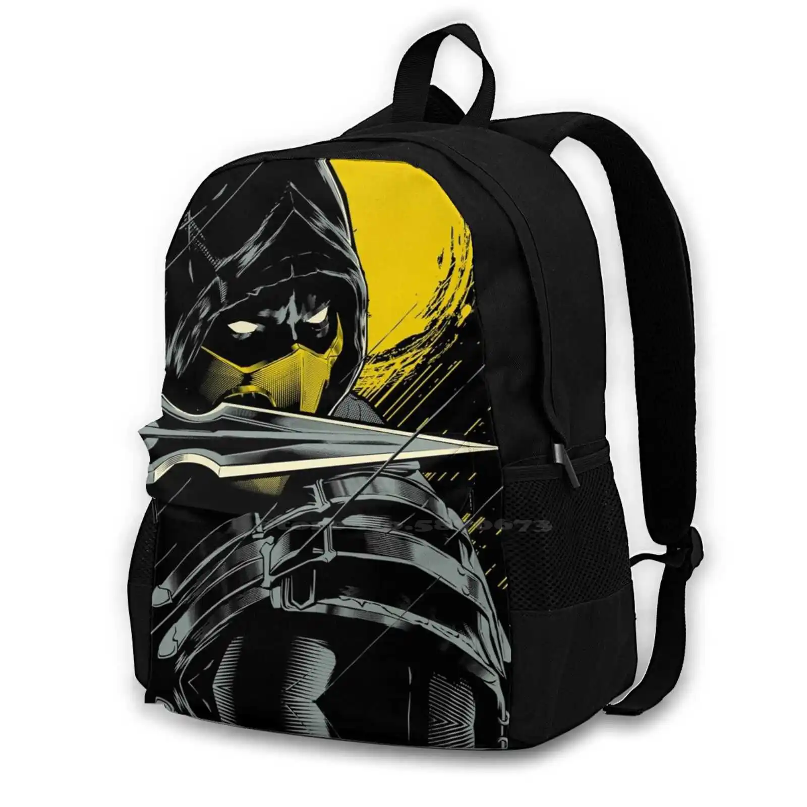 

Mortal Kombat Scorpion Serious Fashion Bags Travel Laptop Backpack Mortal Kombat Mortalkombat Mortal Mortal Kombat Scorpion