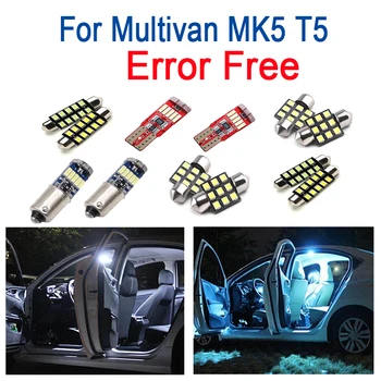 

36x LED Footwell lamp + License plate + Interior reading dome map Light bulb full Kit for Volkswagen for Multivan MK5 T5 (03-15)