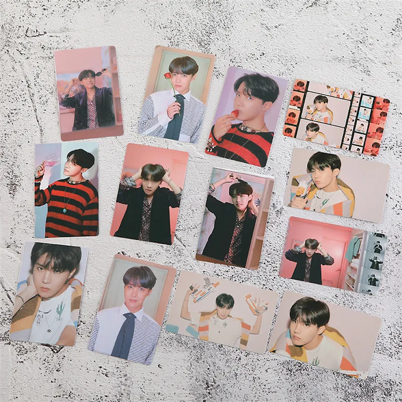 13 шт./компл. KPOP Bangtan Boys карта души Persona ЛОМО карта Фотокнига Love Yourself Чжон ку Джин SUGA 55*85 мм FH76 - Цвет: 4