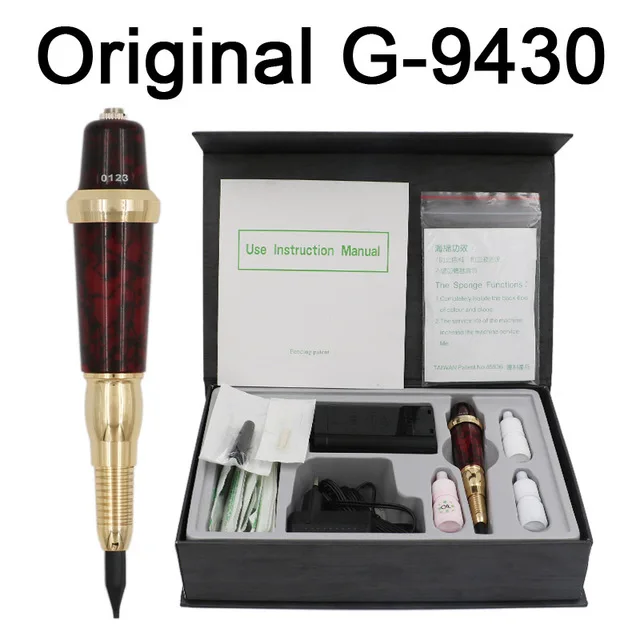 G9430 Тайвань гигантские солнца G-8650 G-9410 G-9740 с Батарея Перманентный макияж машина attoo Профессиональный Фрезер для G8650 наконечник для тату-машинок - Цвет: G9430