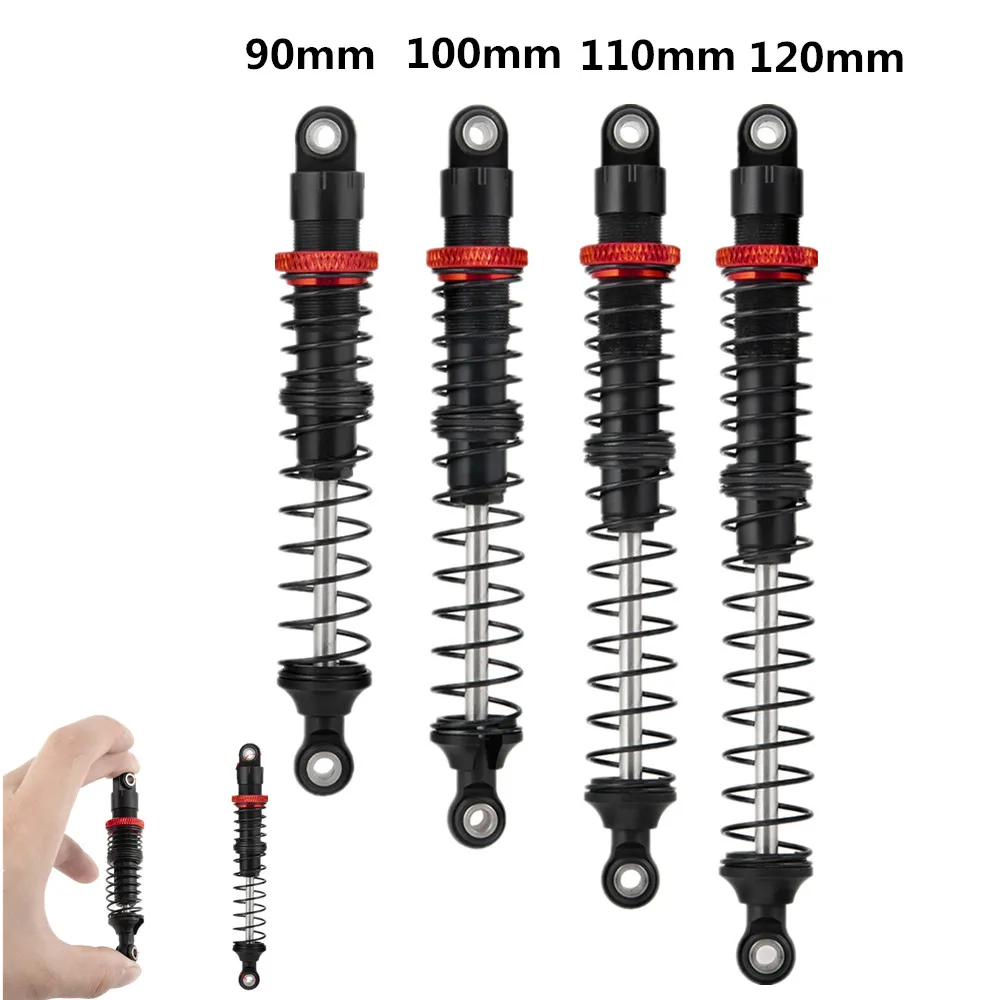 Alloy Metal Piggyback Shock Absorber for 1//10 RC Car D90 Trx4 SCX10 Wraith JEEP
