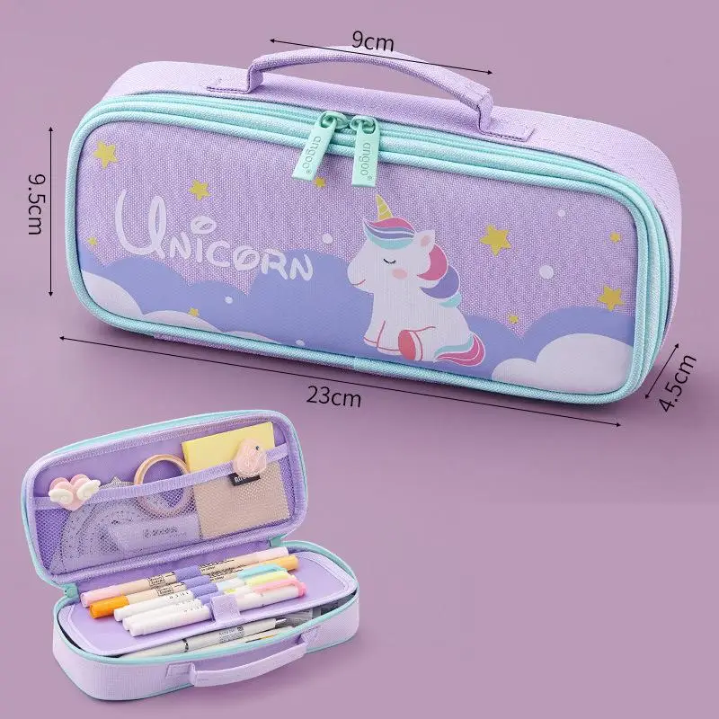 Unicorn Pencil Case Large Capacity Cute Unicorn Hard Pencil - Temu