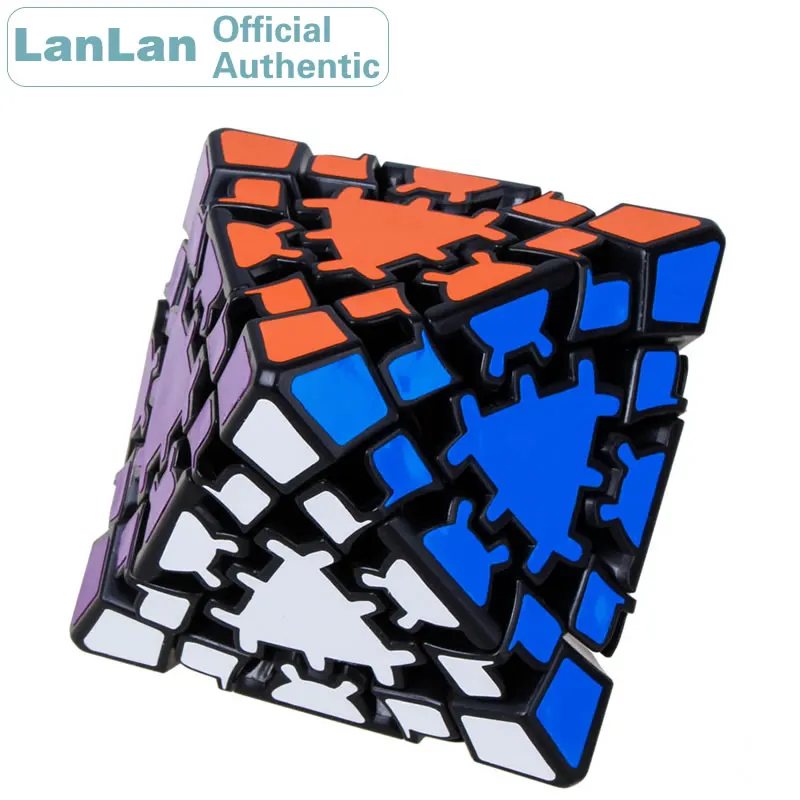 Снаряжение Lanlan Octahedron, Магический кубик, алмазный, странная форма, профессиональная Нео скоростная головоломка, антистресс, развивающие игрушки для детей
