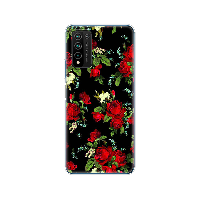 Honor 10X Lite Case Silicon TPU Soft Back Cover Phone Case For Huawei Honor 10X Lite Bumper 10XLite Funda Etui Bag Shell