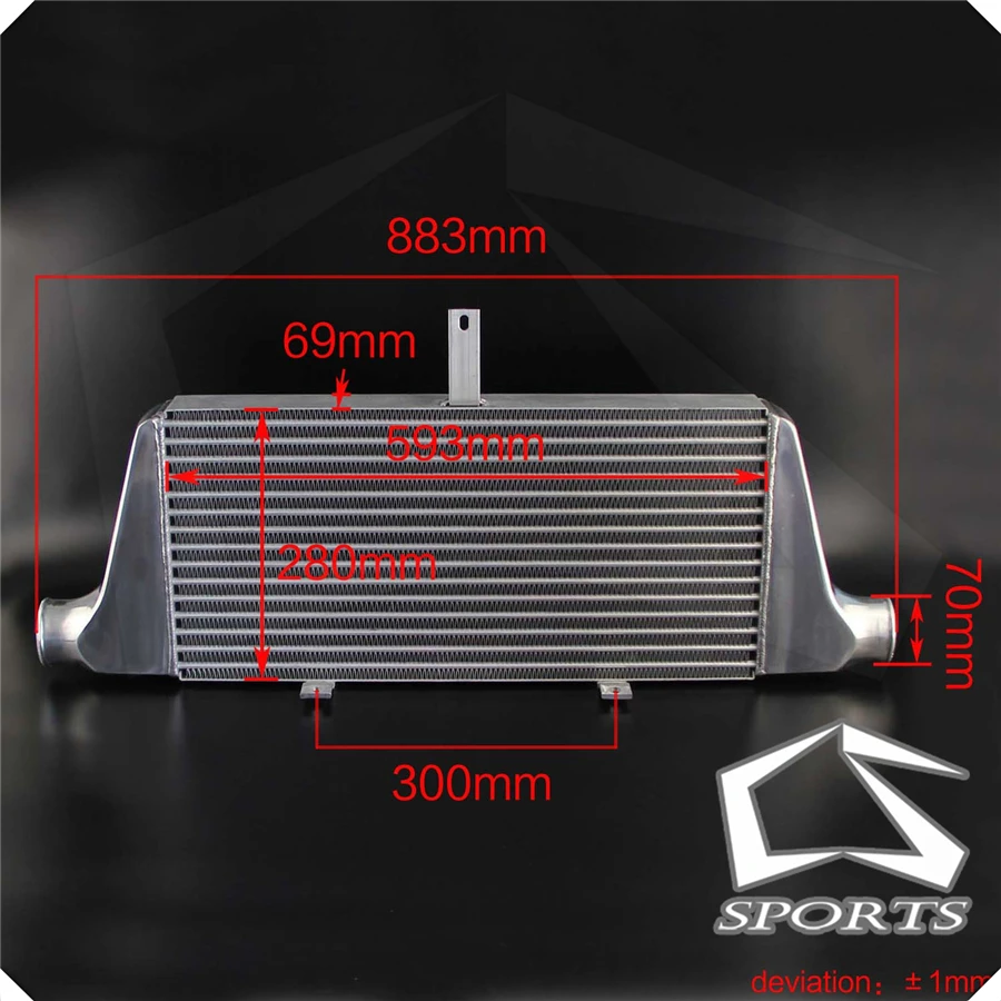 Высокопроизводительный интеркулер для настройки подходит T * oyota Chaser Mark II JZX90 JZX100 96