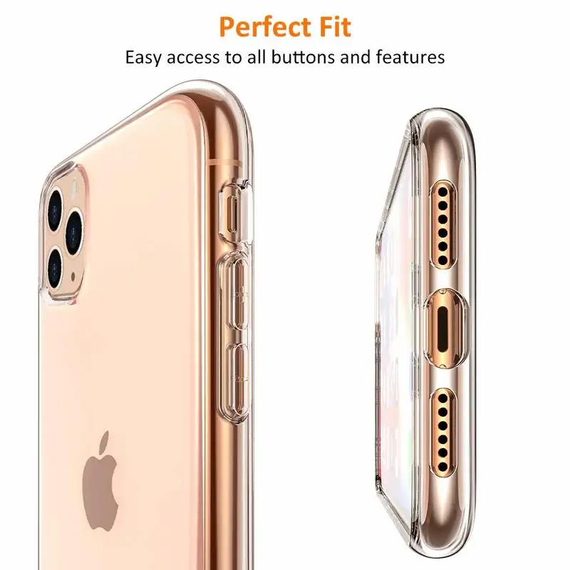 Чехол для iPhone 12 7 8 Plus 11 Pro 10 X XS XR SE 6 6s Max Coque Fundas Capa shell Тонкий Мягкий ТПУ силиконовый