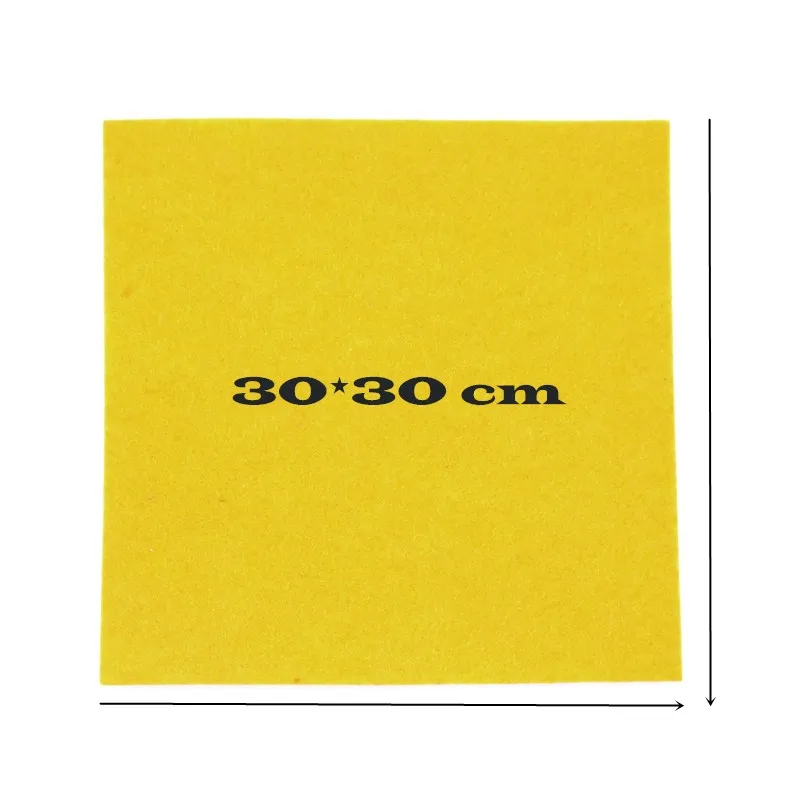 Felt Fabric Sheet 30*30cm Nonwoven Felt Diy Craft Handmade Wool Flowers Toys Dolls Cloth Needle Material Home Decorated Supplies
