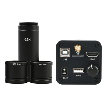 

36MP FHD HDMI USB WIFI 1080P Industrial Video Microscope Measurement Camera +0.5X C Mount Lens For Stereo Biological Microscope