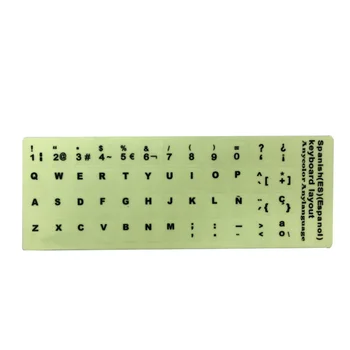 

Fluorescent Protective Film Notebook Luminous Durable For Laptop Optional Language Computer Accessories Bright Keyboard Stickers
