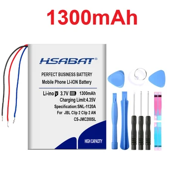 

HSABAT 1300mAh GSP383555 Battery for JBL Clip 2, Clip 2 AN, CLIP2BLKAM, CS056US, P04405201