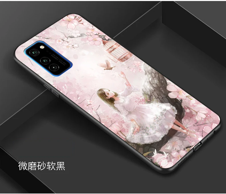 Чехол для huawei HONOR View 30 Honor V30 Pro, Мягкий ТПУ силиконовый Модный чехол для huawei Honor View 30 V30, задняя крышка для телефона