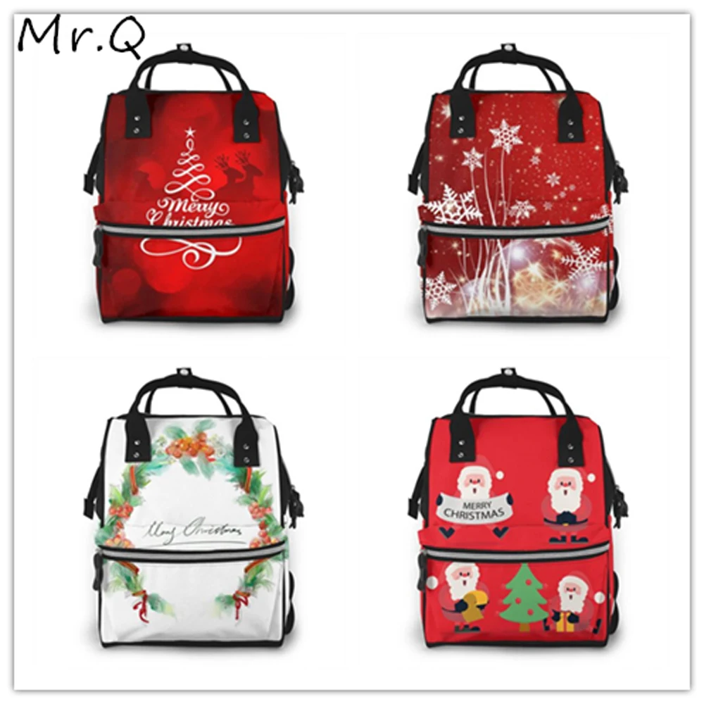 

Waterproof Twill Canvas Diaper Bag Backpack for Christmas Gift Backpack Nappy Bag Mommy Stroller Bags Large Capacity Waterproof