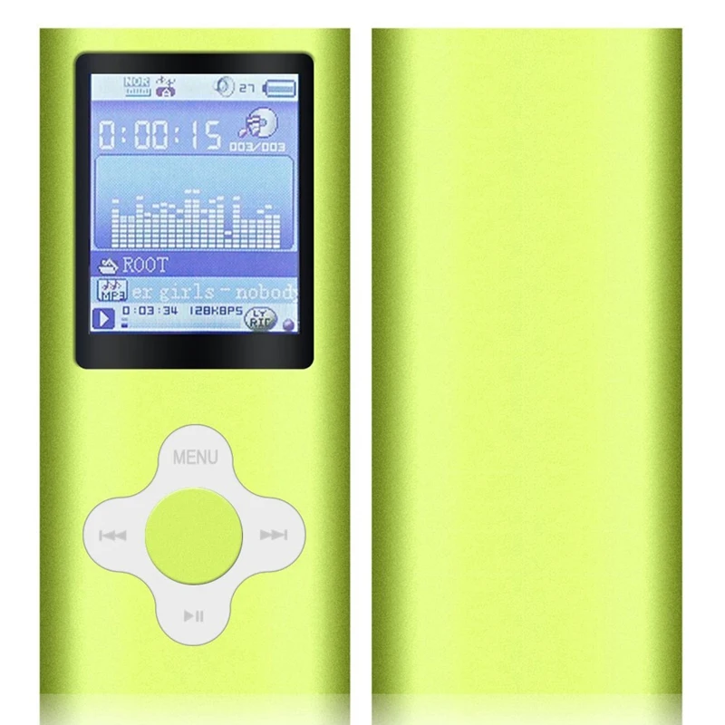 Стильный Mp3/Mp4 плеер с картой Micro-Sd 16 Гб, поддержка просмотра фотографий, мини Usb порт 1,8 Lcd, цифровой музыкальный проигрыватель, медиаплеер, Mp