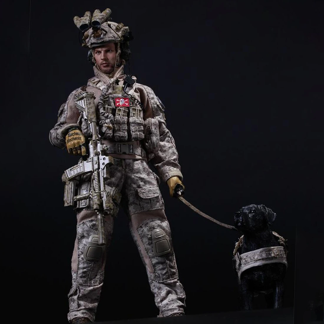 

Surwish 1/6 30cm Action Figure Realistic Headsculpt DIY Navy Seals Team Six Soldier Model With Dog Boys Men Birthday Gifts 2019