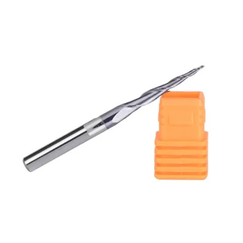 

5pcs Solid Tungsten Carbide Ball Nose End Mill Cutter 50mm TiAIN HRC55 2 Flutes