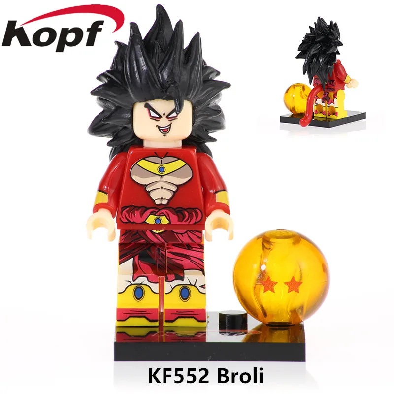 20 шт. фигурки Dragon Ball Z Broli Android 13 Son Goku Hit строительные блоки развивающий конструктор Подарочная игрушка для детей KF552 - Цвет: KF552 20Pcs No Box