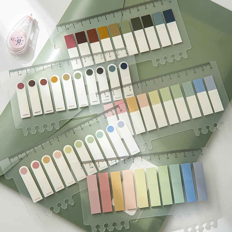 

Creative Post-it Notes Classification Index Bookmark Students Note Paper Colored Label Sticker Office School Supplies Stationery