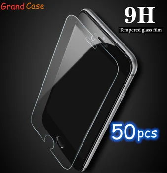 

50pcs/lot Tempered Glass 9H For iPhone 7 8 Plus 6 6S Screen Protector For iPhone 12mini 11 Pro Max X XR Protective Glass Film