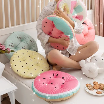 

Cartoon Girl Small Cushion Pillow Nordic Style Memory Foam Chair Pads Cushion Pillow Cute Kussenvulling Home Textile AB50ZD