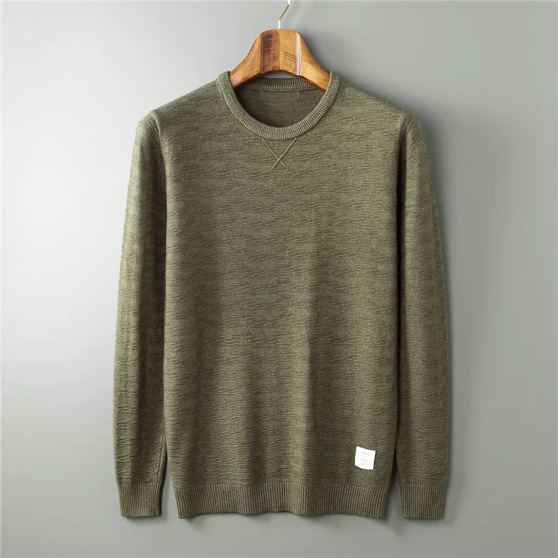 Striped Pullover Sweater Men 2019 Autumn Winter O-Neck Bottom Knitted Sweater Mens Solid Casual Fashion Knitted Sweater Men Striped Pullover Sweater Men 2019 Autumn Winter O-Neck Bottom Knitted Sweater Mens Solid Casual Fashion Knitted Sweater Men