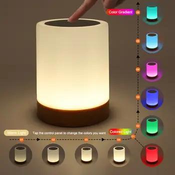 

Led Touch Sensor Dimmable Table Lamp Baby Room Sleeping Aid Bedside Night Light
