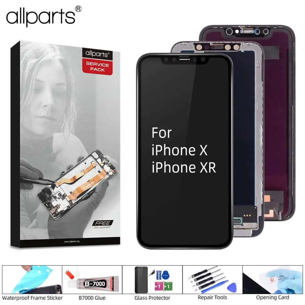 

AMOLED display for iPhone X XR LCD XS Max Touch Screen WIith Frame Replacement For iPhone XS 11 Pro Max LCD Digitizer Components