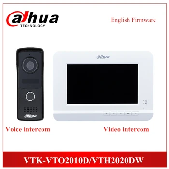 

Dahua 4-Wire Video Intercom & Voice intercom KIT 7 inch TFT display 2MP CMOS Camera Night Vision Voice indicator Video Doorbell
