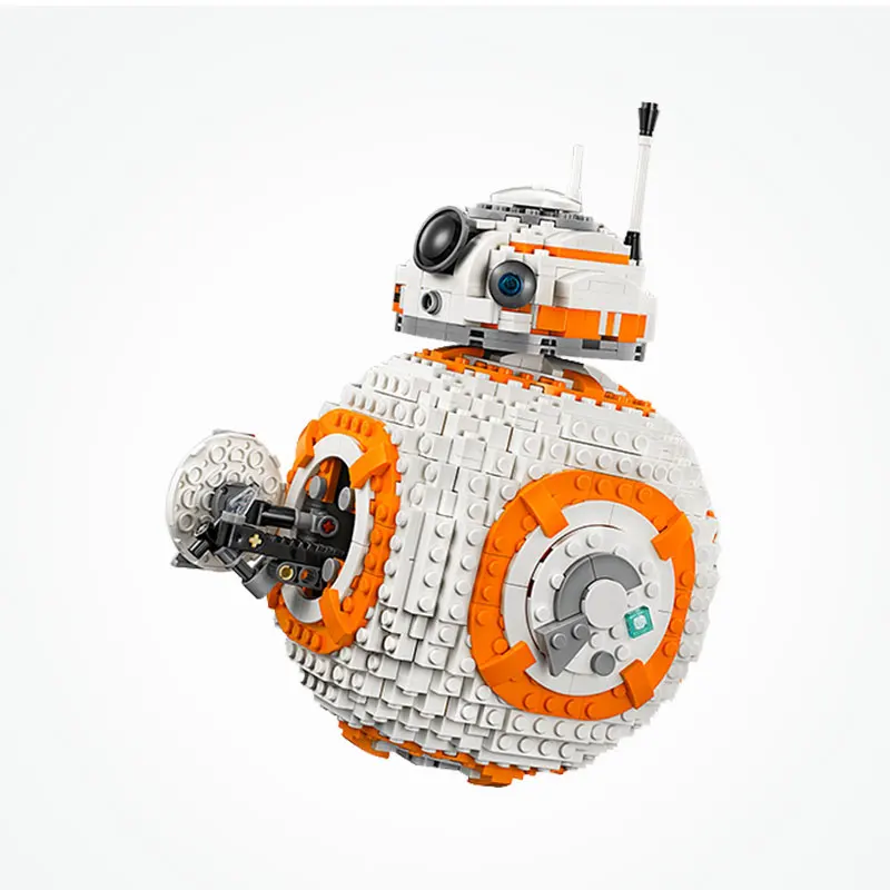 Конструктор "Звездные войны", BB-8, конструктор, кубики, Классическая модель из фильма, детские игрушки, робот-создатель, идея, подарок для детей
