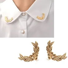 Южная Корея-Стиль Воротник заколка в виде цветка брошь Крылья Ангела корсаж Brothers игла популярный орнамент Прямая с фабрики