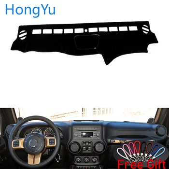 

For Jeep Wrangler 2008 - 2017 Interior Accessories Auto Car Dashboard Cover Dash Mat Board Pad Carpet Dashmat Anti-UV Mats