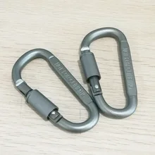 Ebay, Amazon алюминиевый сплав D-Shaped брелок Открытый Тактические оборудование Многофункциональный Карабин-подвес подвесная пряжка
