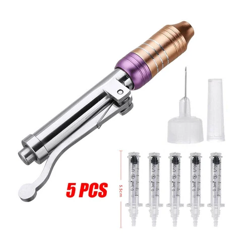 quality Hyaluronic Injection Pen Massage Atomizer Pen Kit For Professional High Pressure Anti Wrinkle Water Syringe Needle