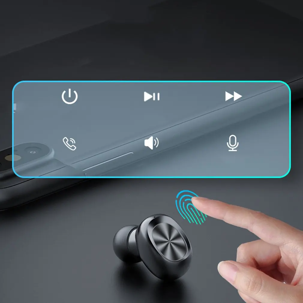 B9 TWS Bluetooth Earphone 5 0 Wireless 8D HIFI Sport Earphone With MIC Earbuds Gaming Music Headset For Xiaomi Samsung Huawei