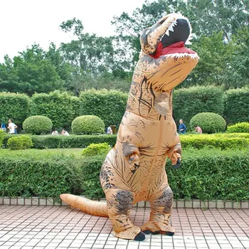 

Hot T REX Inflatable Dinosaur Costume party Cosplay costumes Fancy Mascot Anime halloween Costume For adult kids Dino Cartoon